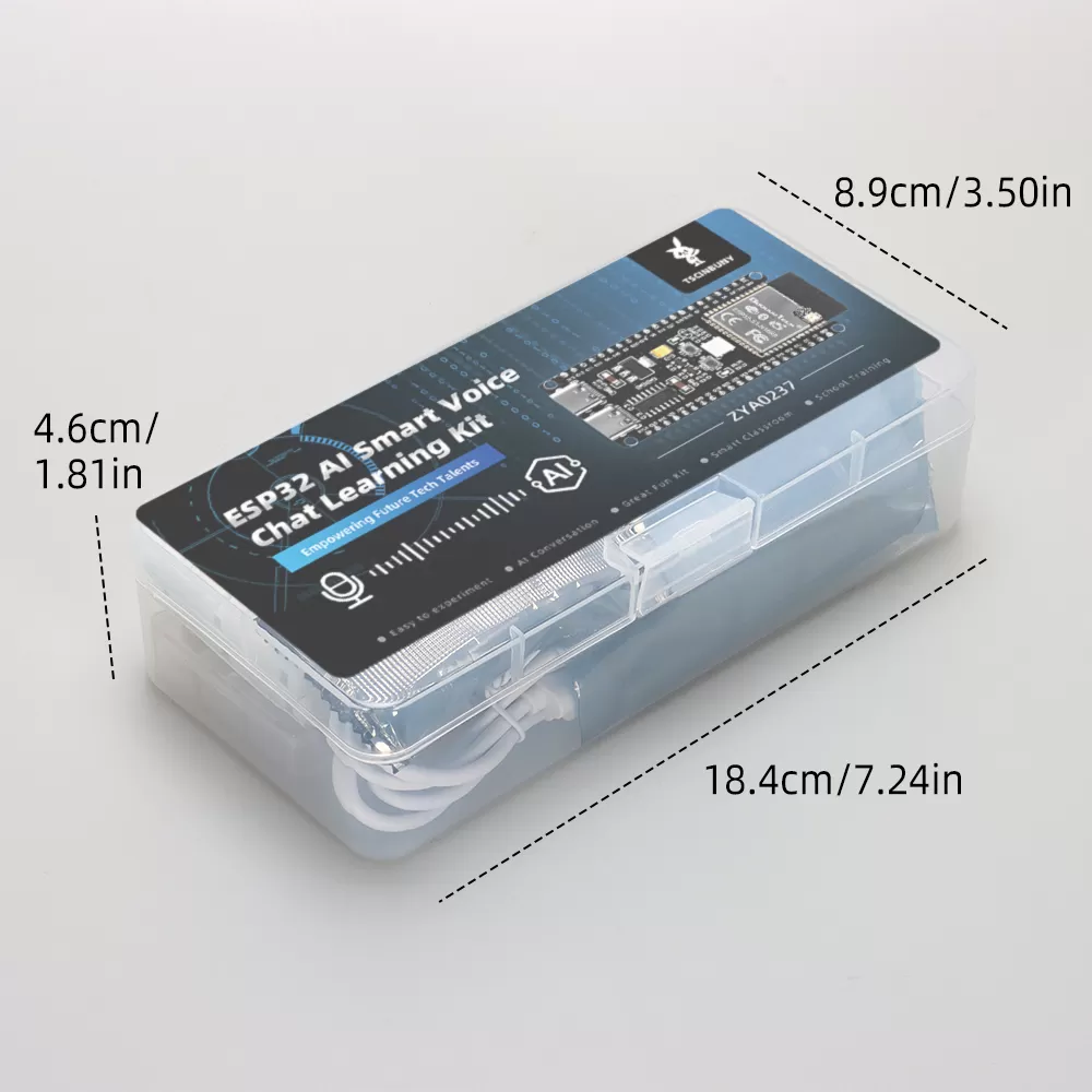 Tscinbuny ESP32 AI Voice Assistant with NLP - Multilingual Smart Speaker for Home Automation & IoT Control Learning Kits